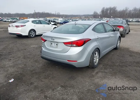 2014 Hyundai Elantra Se z USA, uszkodzony, nr VIN 5NPDH4AE8EH466295